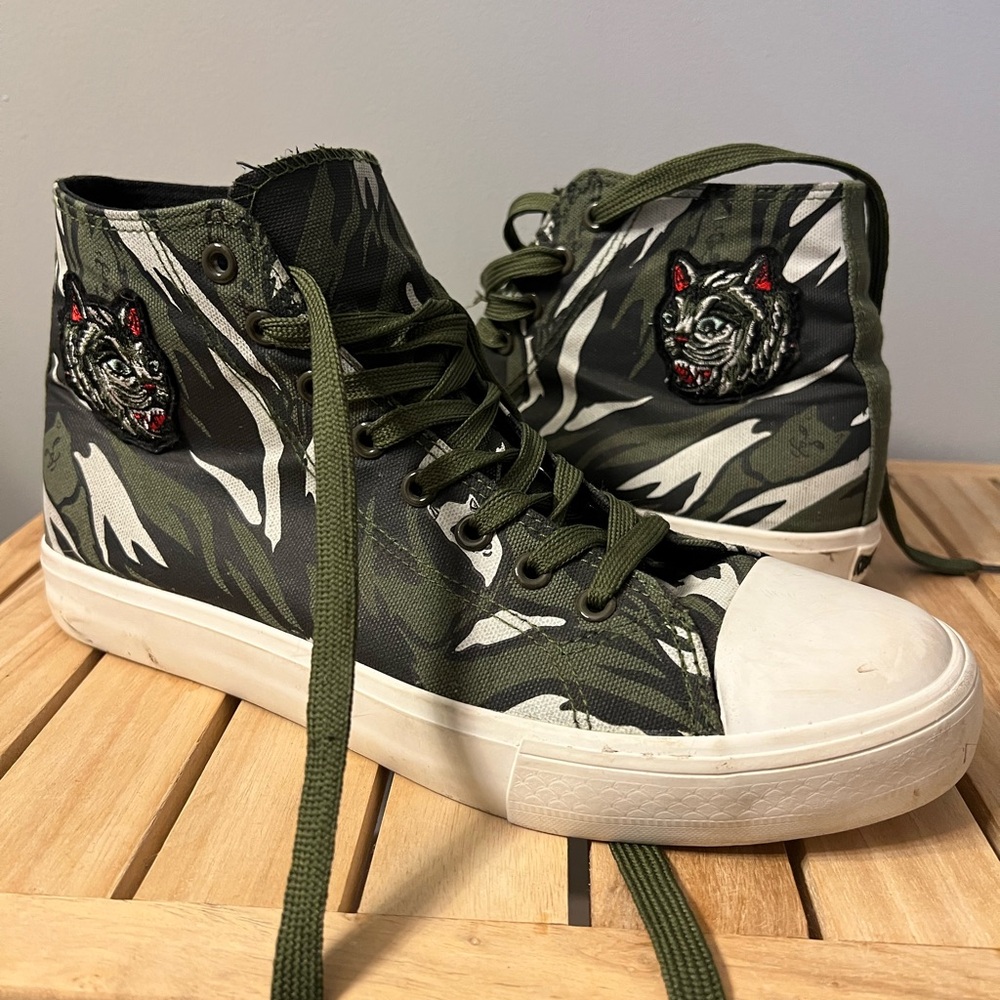 Ripndip Tiger Nerm High-Top Shoes (TIGER CAMO)